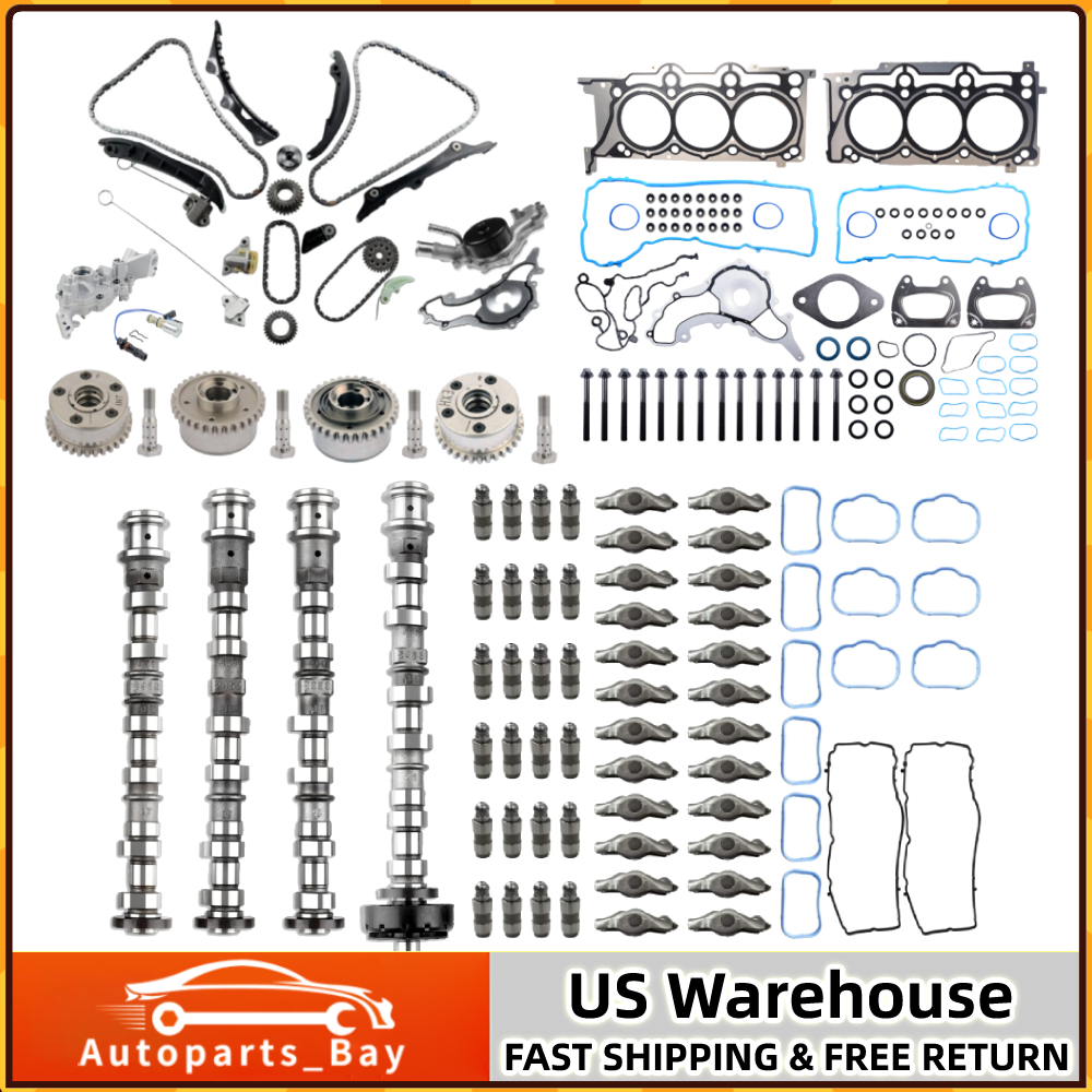 Camshaft Rocker Arms Lifters Kit for 11-16 Chrysler Jeep Dodge 3.6L V6 Pentastar