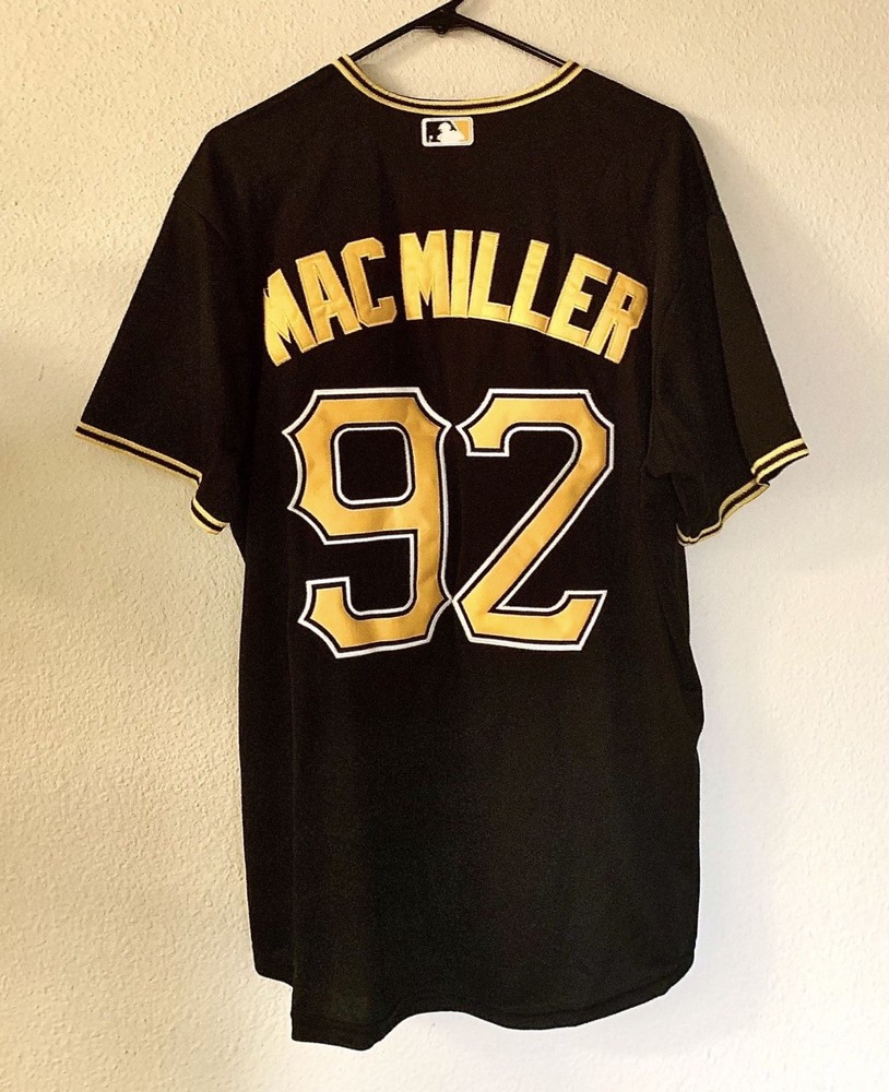 Custom Mac Miller Pittsburgh Pirates 92 baseball jersey Size XL