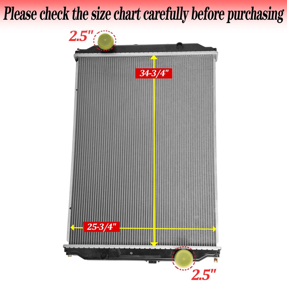 Aluminum Core Radiator Fits 1995-2002 Volvo WG WAH #1002390 1003190 1003352