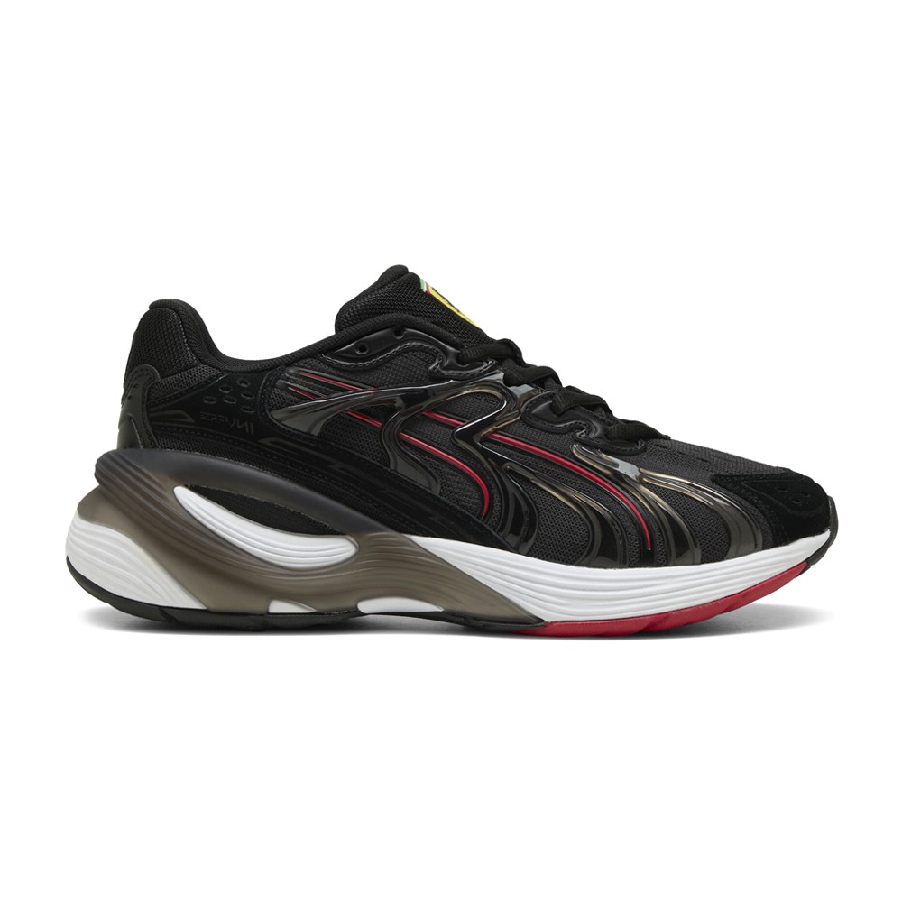 PUMA Scuderia Ferrari Inverse Lace Up  Mens Black Sneakers Casual Shoes 30885101