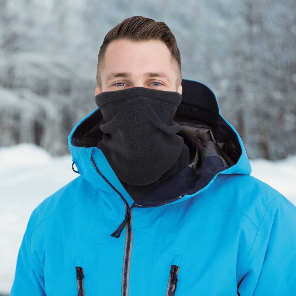 Winter Fleece Ski Neck Warmer Gaiter Tube Scarf Half Face Mask for Cold Weather