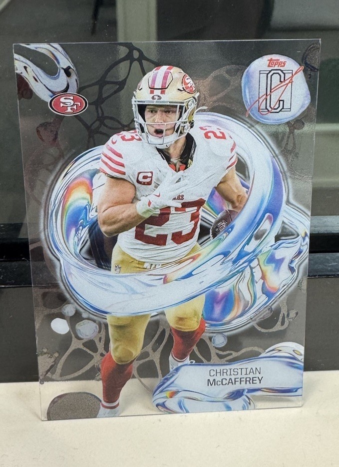 2025 Topps Signature Class-Christian McCaffrey Fluidity Acetate SP #FL-15 49ers