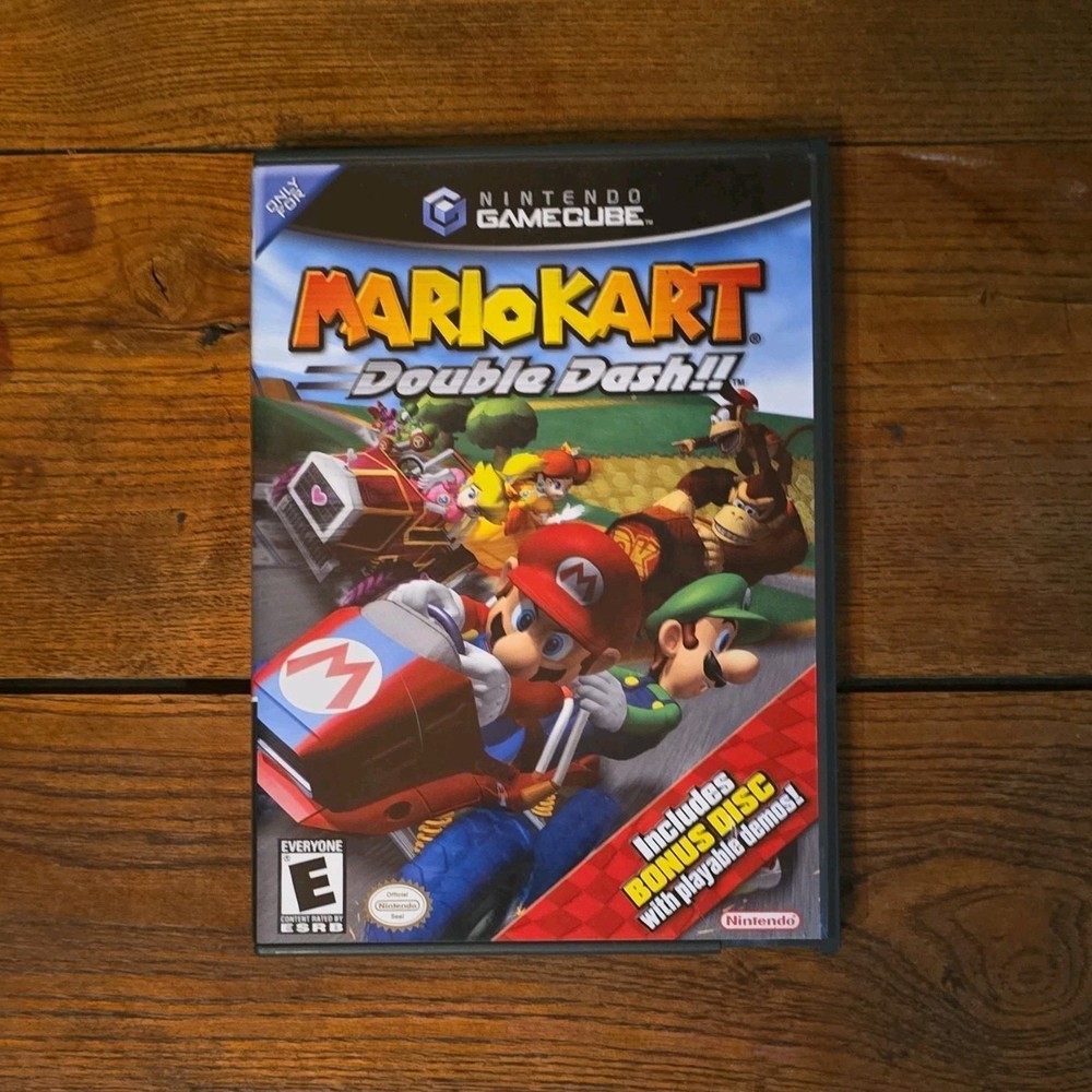 Nintendo Mario Kart: Double Dash!! GameCube w/ Bonus Disc NTSC-U/C E