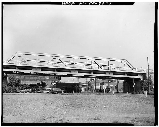1. VIEW OF SPAN 8, LOOKING NORTH TO SOUTH - West End-North Side Bridge,