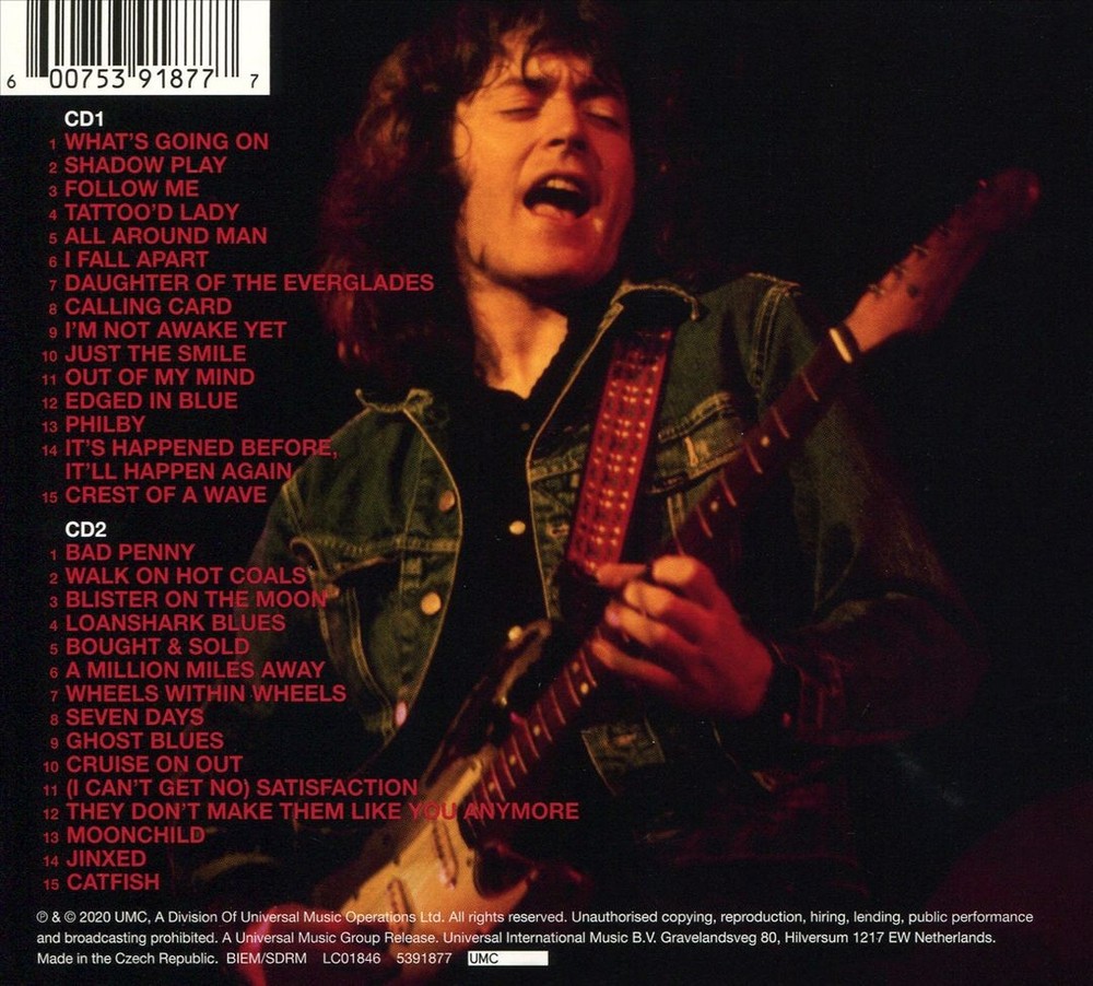 Rory Gallagher Best Of Rory Gallagher [Universal] New Cd