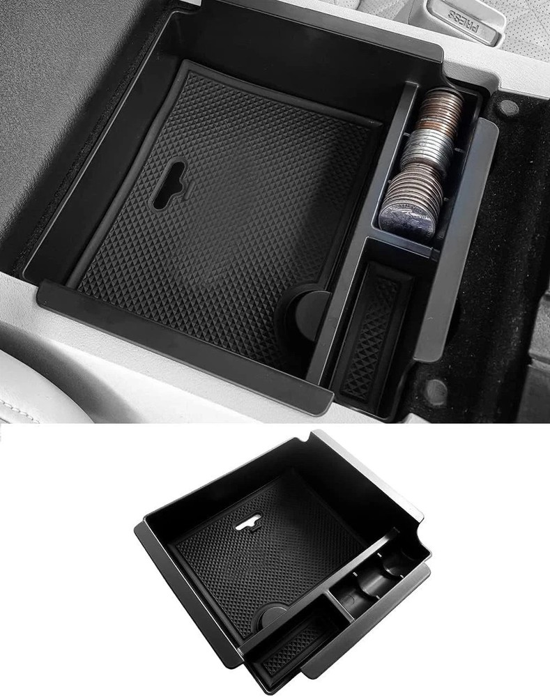 Center Console Armrest Storage Box Compatible with Maxima 2016-2023 ABS Tray Ins