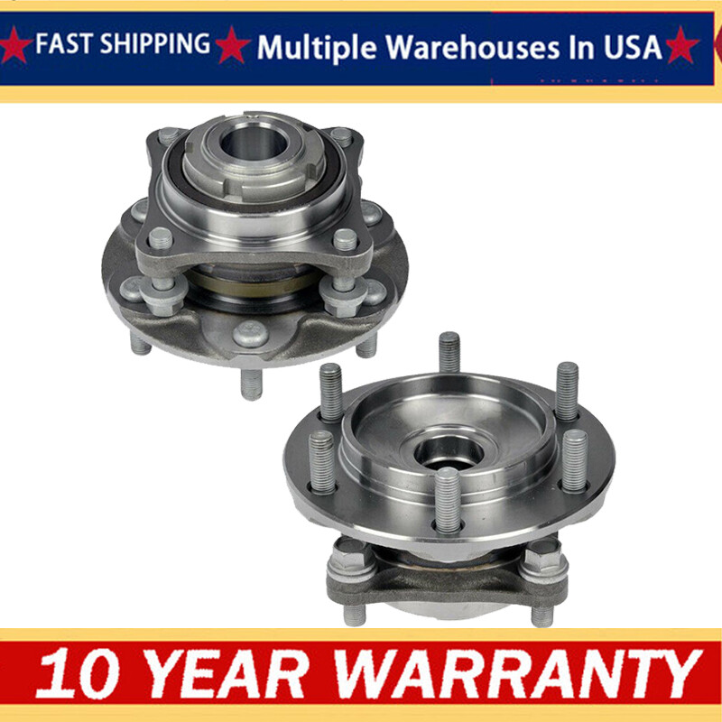 2WD Front Left Right Wheel Hub and Bearings for Toyota 4Runner Tacoma FJ Cruiser