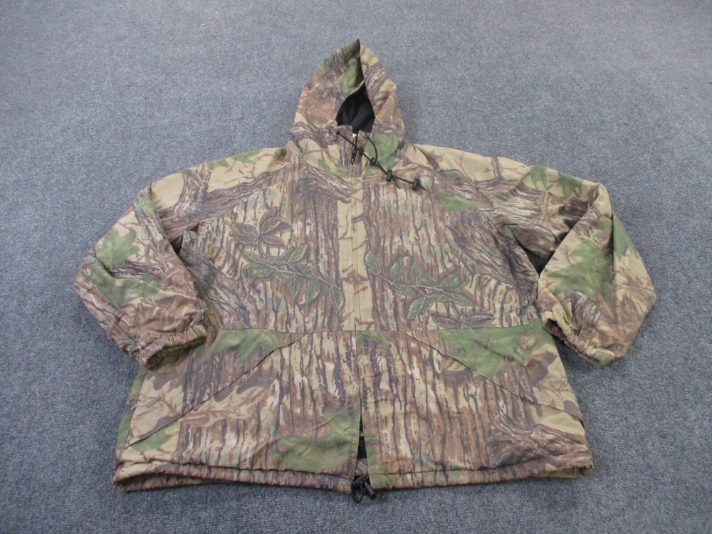 Vintage Walls Jacket Men 2XL Camo Waterproof Rain Work Hiking Hunting Realtree