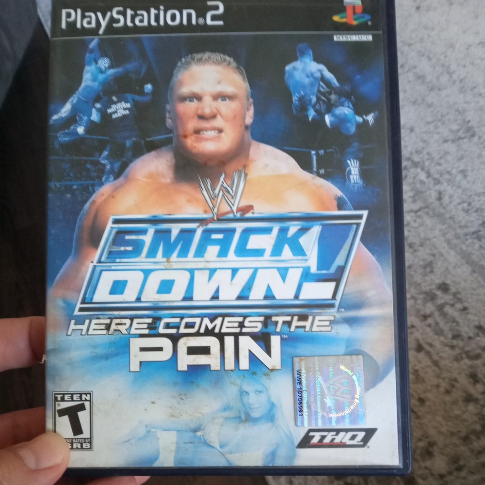 WWE SmackDown Here Comes the Pain PlayStation 2 No Manual *PRE-OWNED*