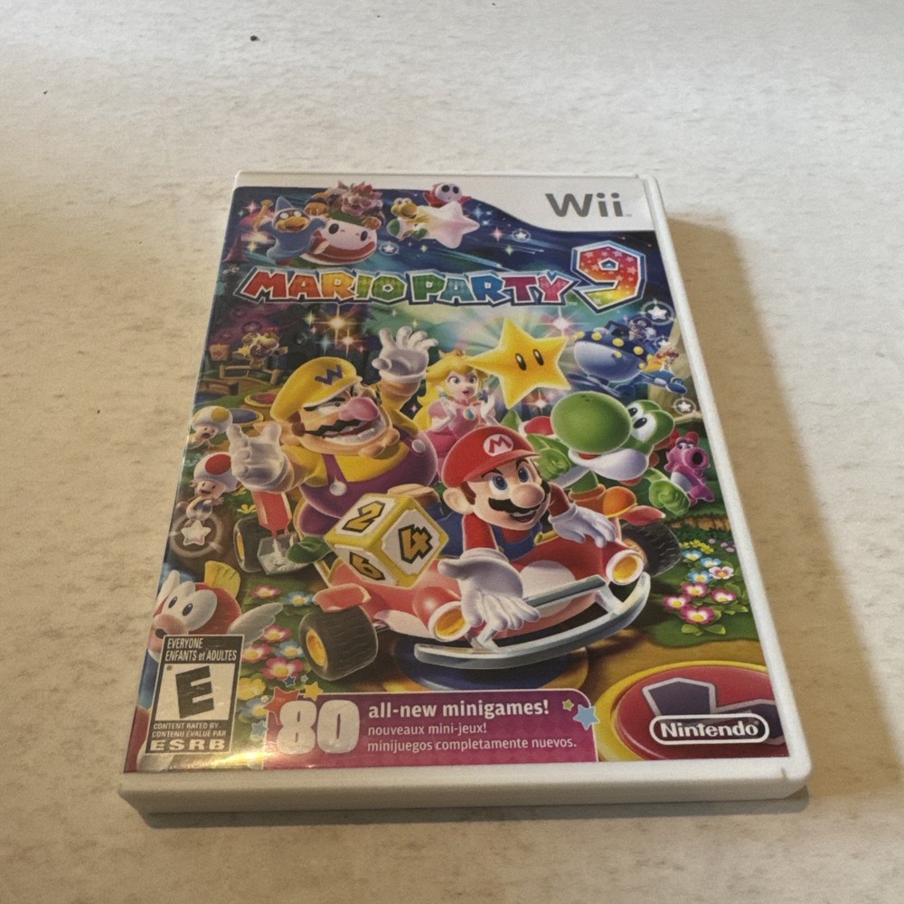 Mario Party 9 Complete With Manual CIB Nintendo Wii