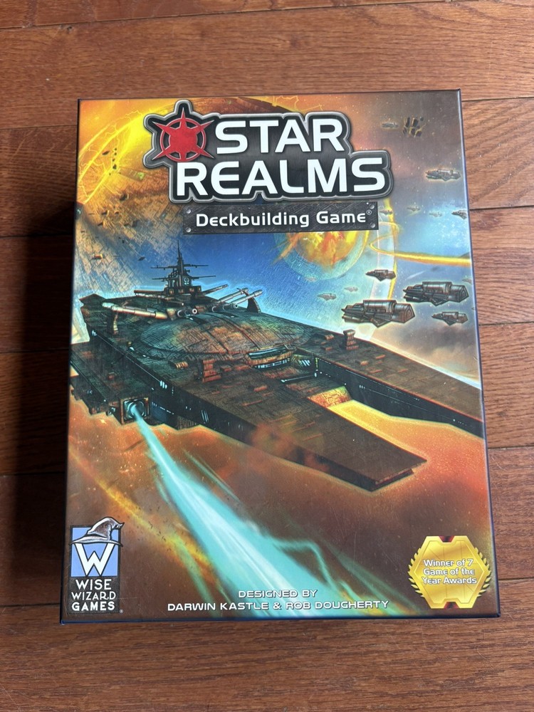 Star Realms Deck Building Game. Open.  Ages 12+. 20 Minutes of Play