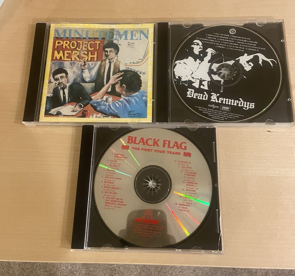 Punk CD Lot Dead Kennedys Black Flag Minutemen Read Desc