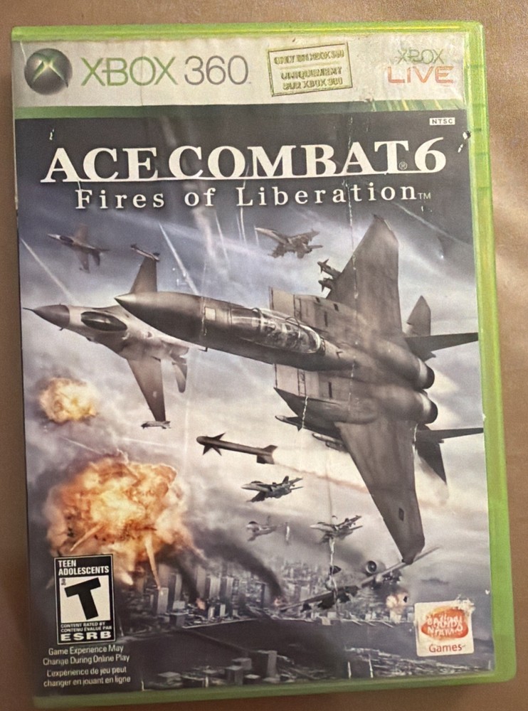 Ace Combat 6: Fires of Liberation (Xbox 360, 2007) Complete Tested 1DAY SHIPPING-image