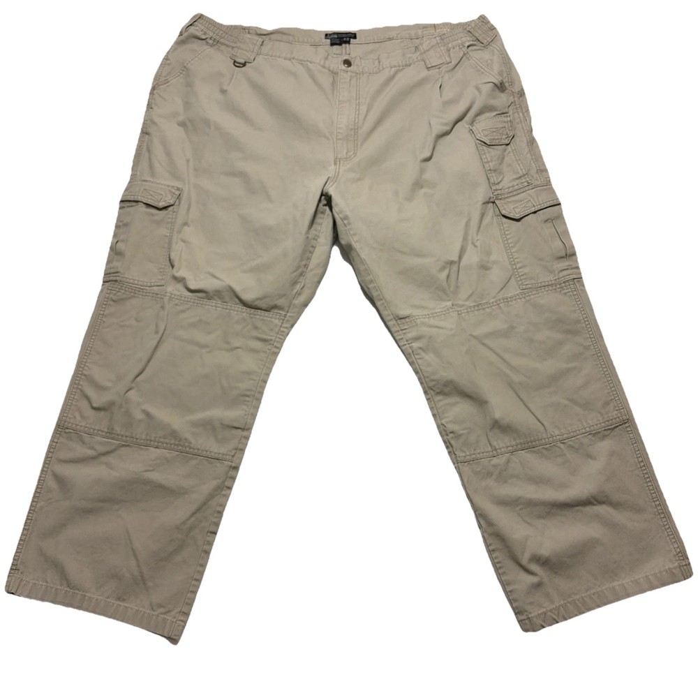 5.11 Tactical Men's Cargo Pants Size 50x30 Khaki Brown Utility Hiking Outdoors