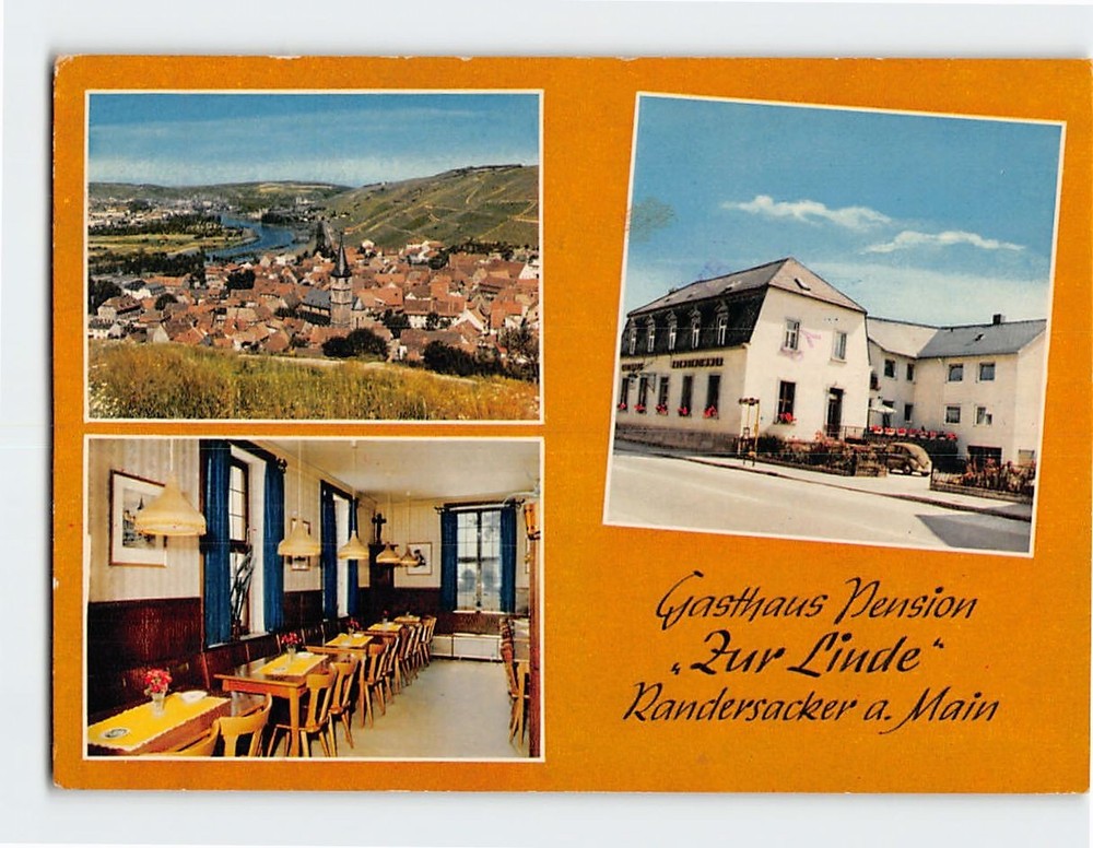 Postcard Gasthaus Pension 