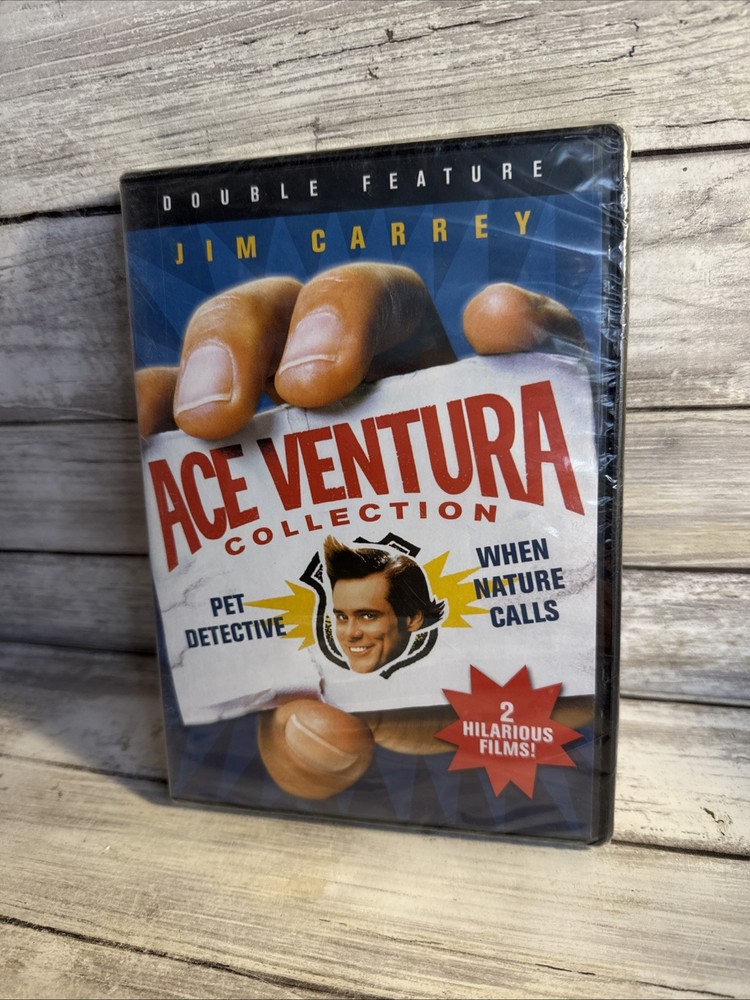 Ace Ventura Pet Detective & When Nature Calls DVD New Sealed Jim Carrey Comedy-image