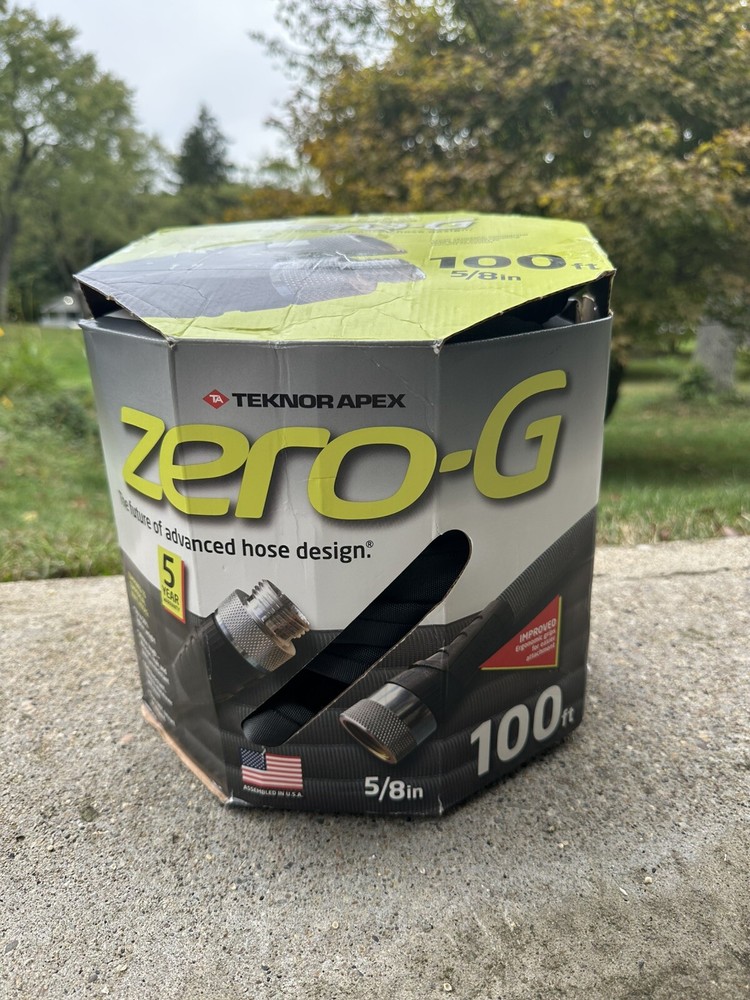 Teknor Apex Zero-G 5/8in. D X 100ft. L Commercial Grade Expandable Garden Hose