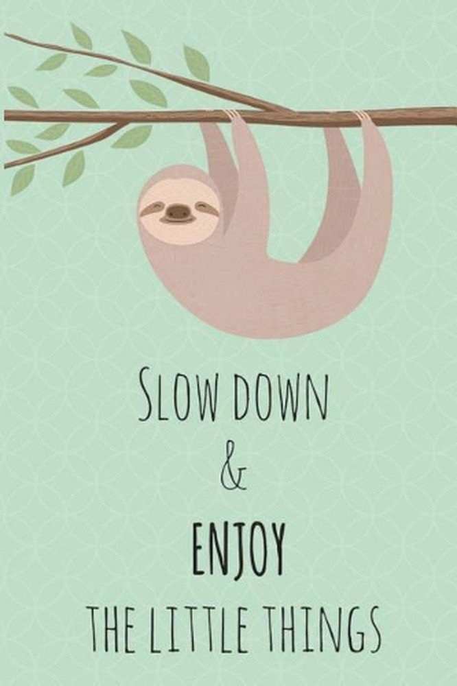 Slow Down & Enjoy The Little Things by Limon Journals (English) Paperback Book