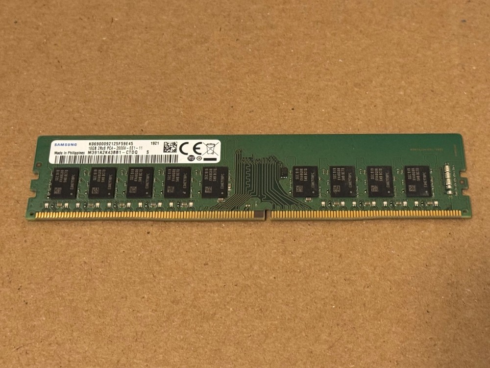 Samsung 16GB DDR4 PC4 2666MHz ECC Server RAM Memory | M391A2K43BB1-CTDQ Tested!