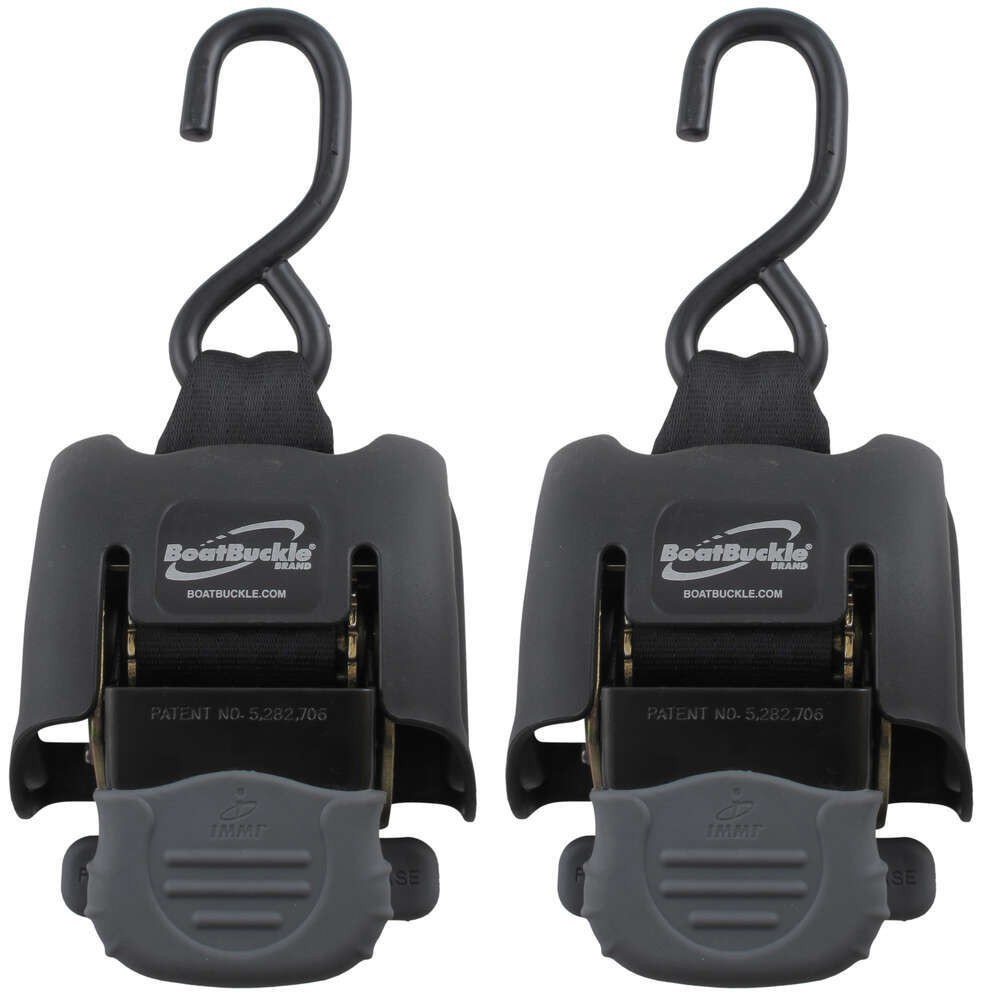 BoatBuckle G2 Retractable, Ratcheting Transom Tie-Down Straps 43