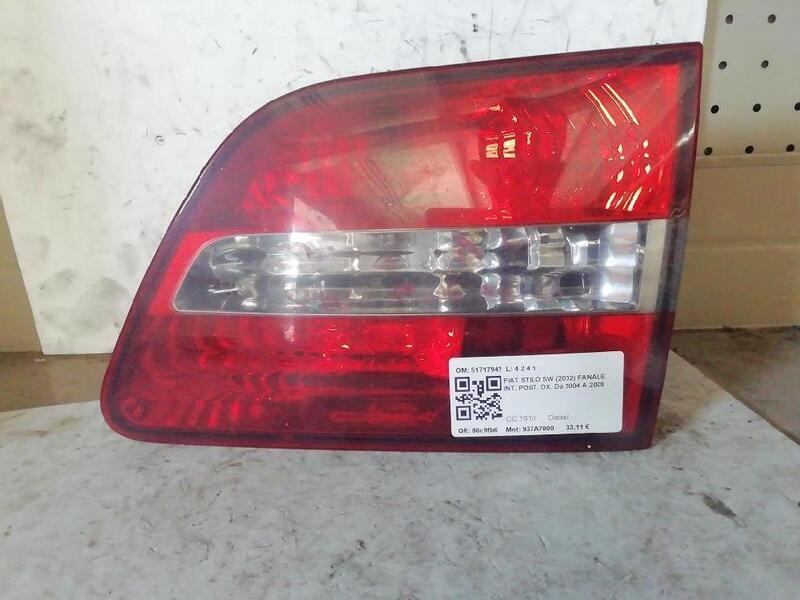 51717942 Headlight Rear Right for Fiat Stilo SW (2002) 1.9 JTD 2004 11154