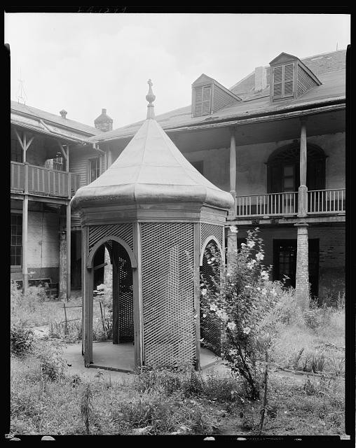 New Orleans Louisiana Olivier Plantation 1938 Abandoned House Gazebo Balconies