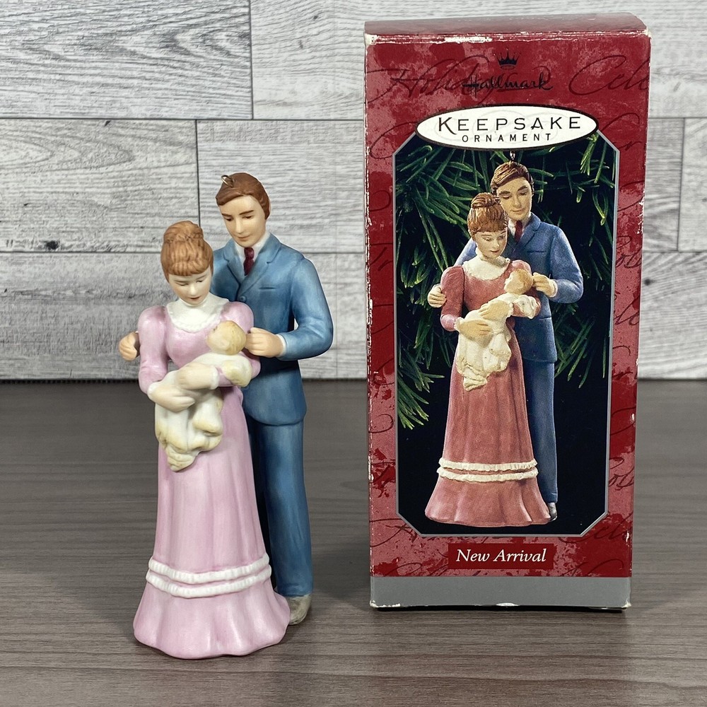 Hallmark 1998 New Arrival Keepsake Ornament Baby Porcelain Christmas QX6306