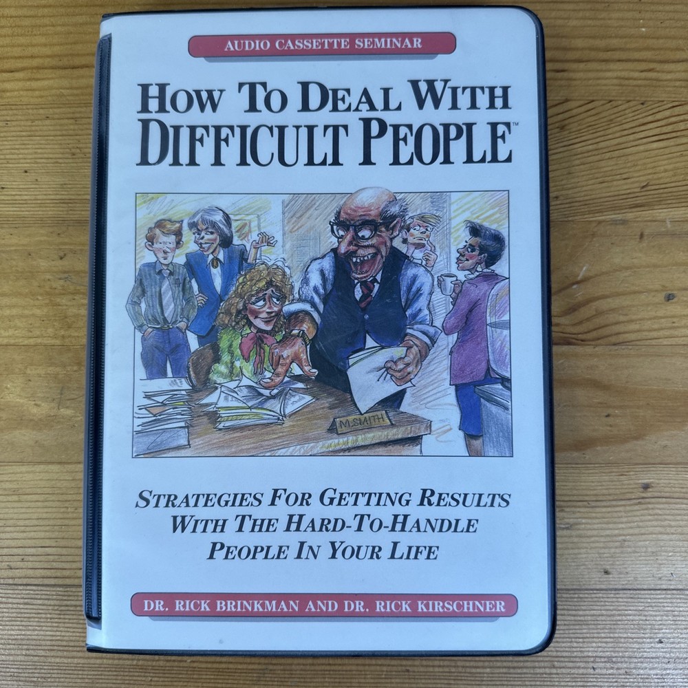 How To Deal With Difficult People Audio 6 Cassettes Career Track Seminar 1987