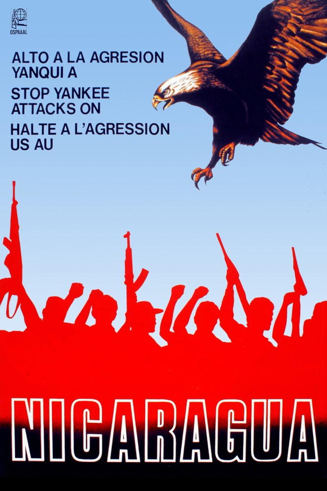 20x30 Nicaragua vs Yankees Political Art Canvas for Room Decor 6512