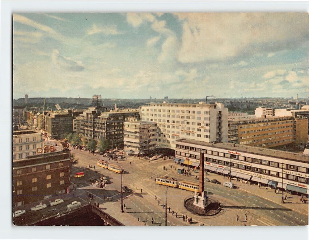 Postcard Vesterbrogade Copenhagen Denmark