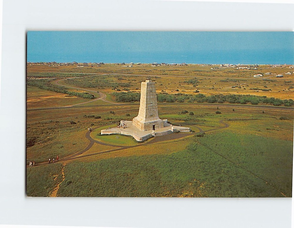 Postcard Wright Brothers National Memorial Kill Devil Hills North Carolina USA