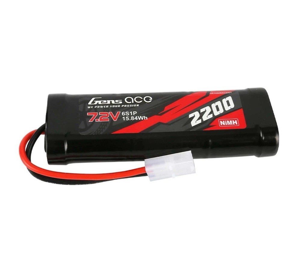 Gens Ace 6S 7.2V 2200mAh NiMH Battery with Tamiya Connector GEANM6S2200T-image