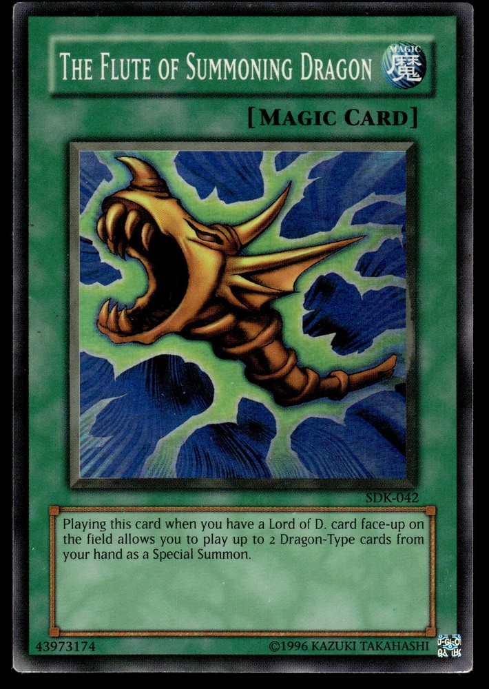 Kaiba Starter Deck Yugioh Flute of Summoning Dragon HP SDK-042