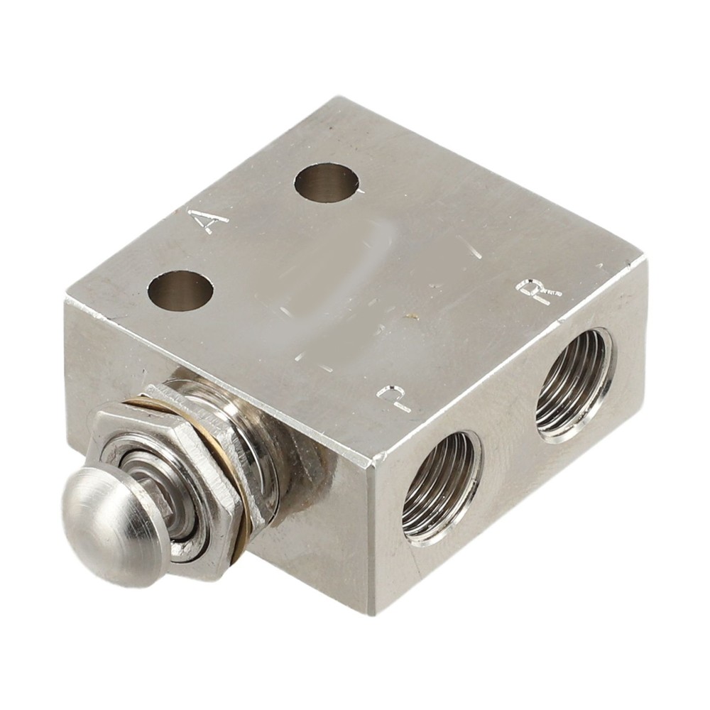 User Friendly Push Button Air Valve with 2 Position and 3 Way Configuration