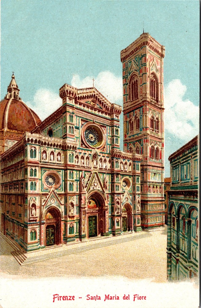 Postcard Italy Florence Santa Maria del Fiore Cathedral