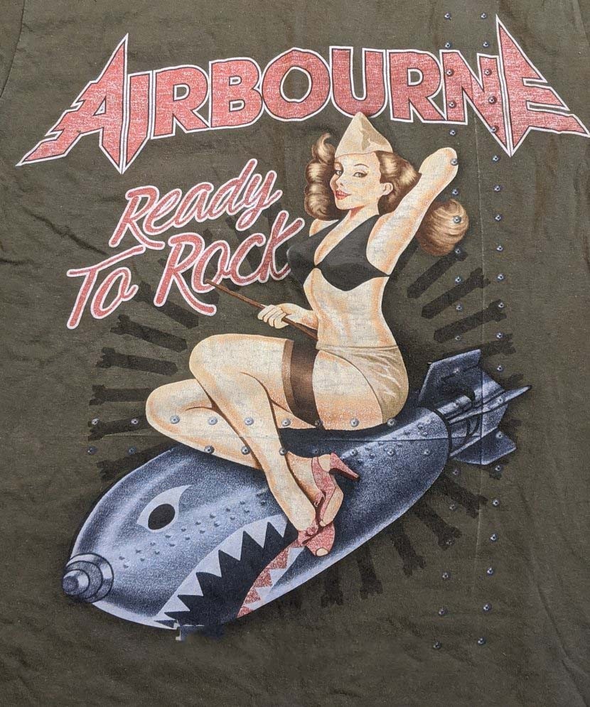 Airbourne - Ready to Rock Europe 2014 T-Shirt Unisex Cotton Tee S-4XL US780