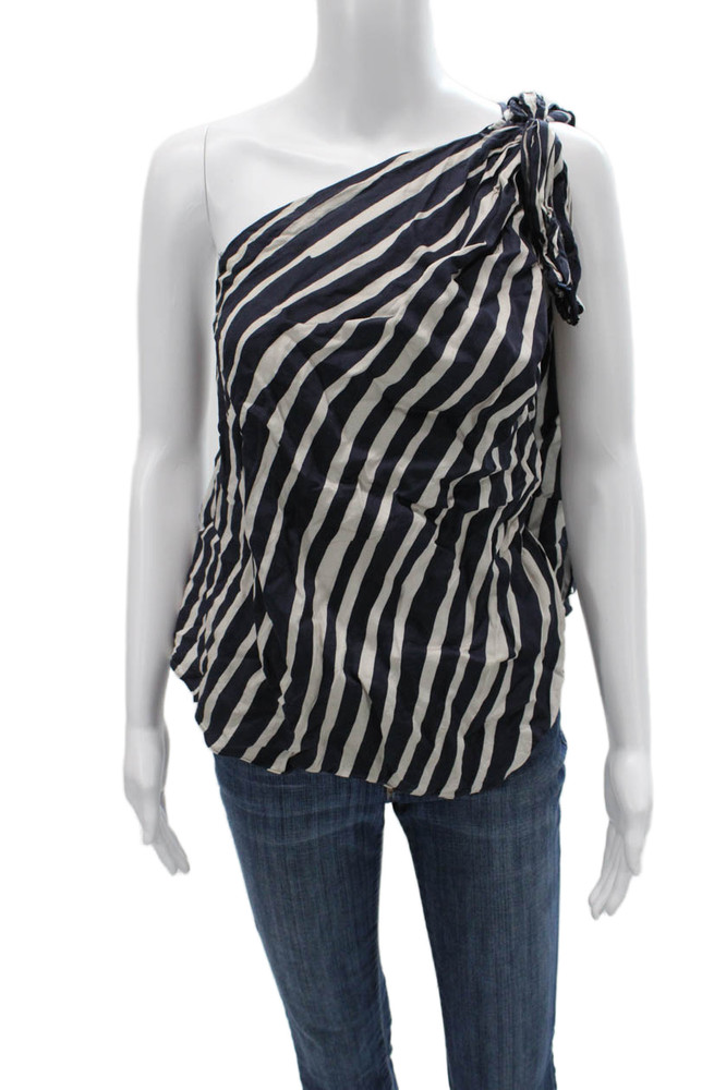 Zara Women Black Striped Sleeveless Viscose Blouse Size SFree Shipping in US $100+ Orders | $6.95 Orders Below