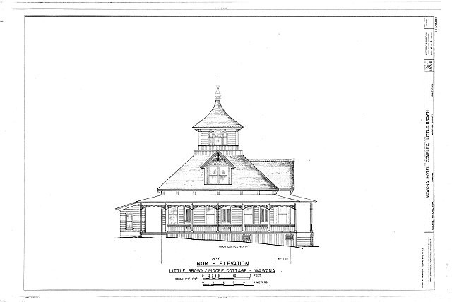 Wawona Hotel,Little Brown,Wawona,Mariposa County,California,CA,HABS,6