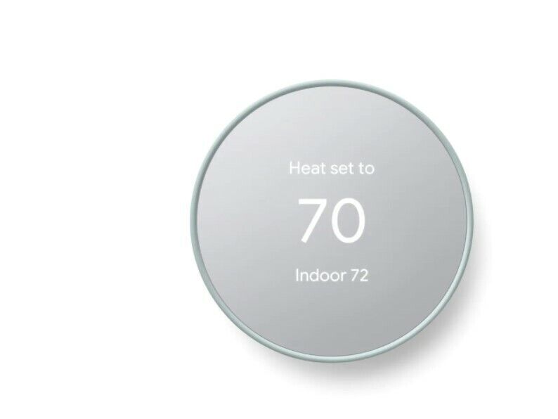 Google Nest G4CVZ Programmable Wi-Fi Thermostat - Fog Gray