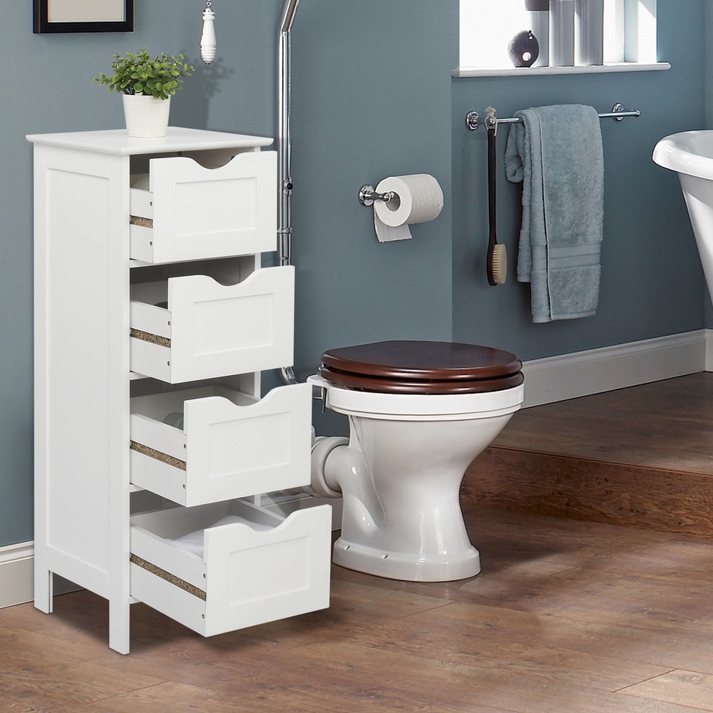 4-Drawer Organizer Cabinet for Home or Office Storage  
