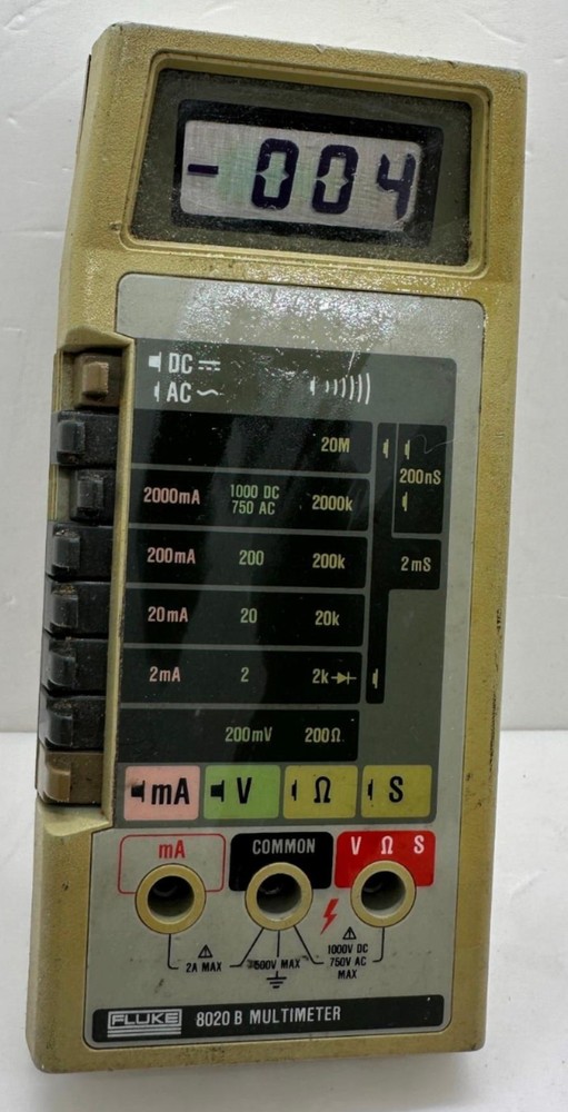 Fluke 8020 B Digital Multimeter Power Tested