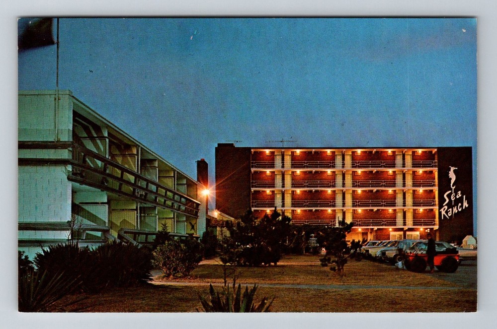 Nags Head, NC-North Carolina, The Sea Ranch Hotel Outer Banks Vintage Postcard