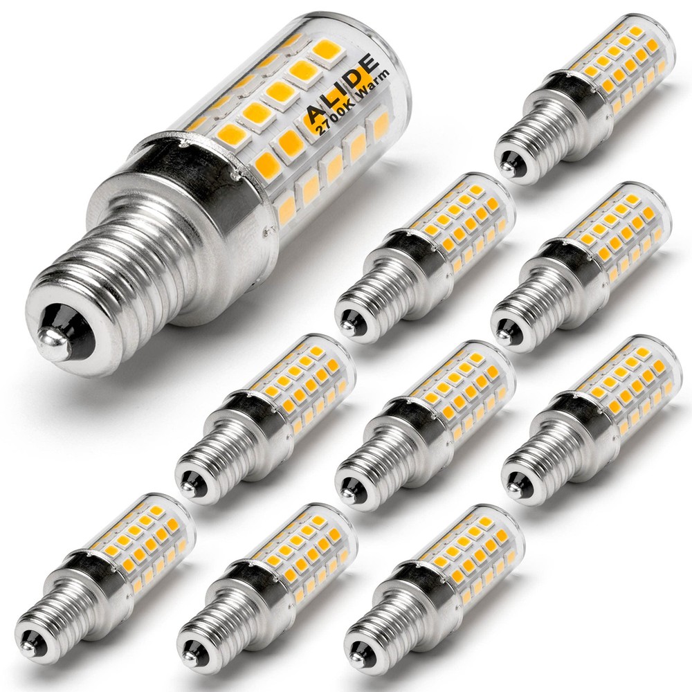 E12 LED Candelabra Light Bulbs 6W C7,Replace E12 60 Watt Halogen Equivalent,W...