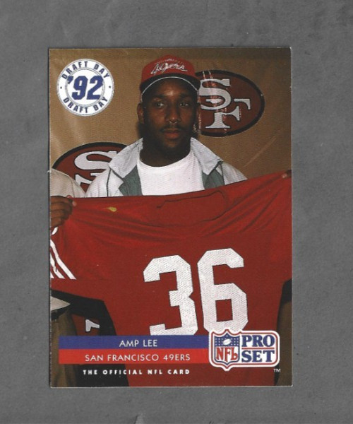 Amp Lee RC San Francisco 49ers 1992 Pro Set #29 Free Shipping on 3+ Items