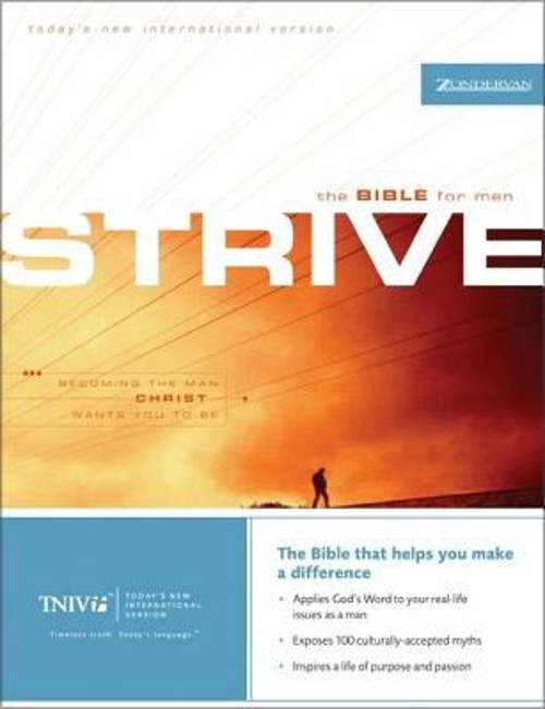 Strive : The Bible for Men Hardcover Zondervan StaffFree US Delivery | ISBN:0310921007