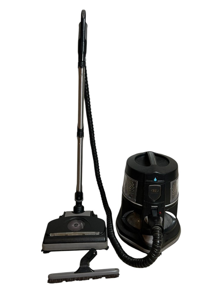 Rainbow E2 TYPE-12 Black Canister Vacuum LED Power Head Hose Water Basin Tested