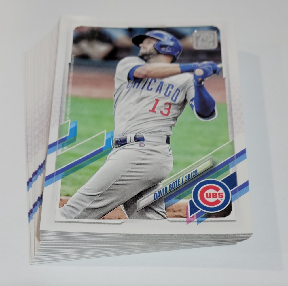 2021 Topps - Chicago Cubs Team Set (Series 1, 2, & Update) - 30 Cards