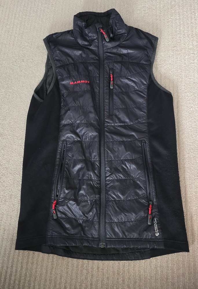 Mammut Polartec Alpha Ultralight Puffer Vest Gray Men's Size Small