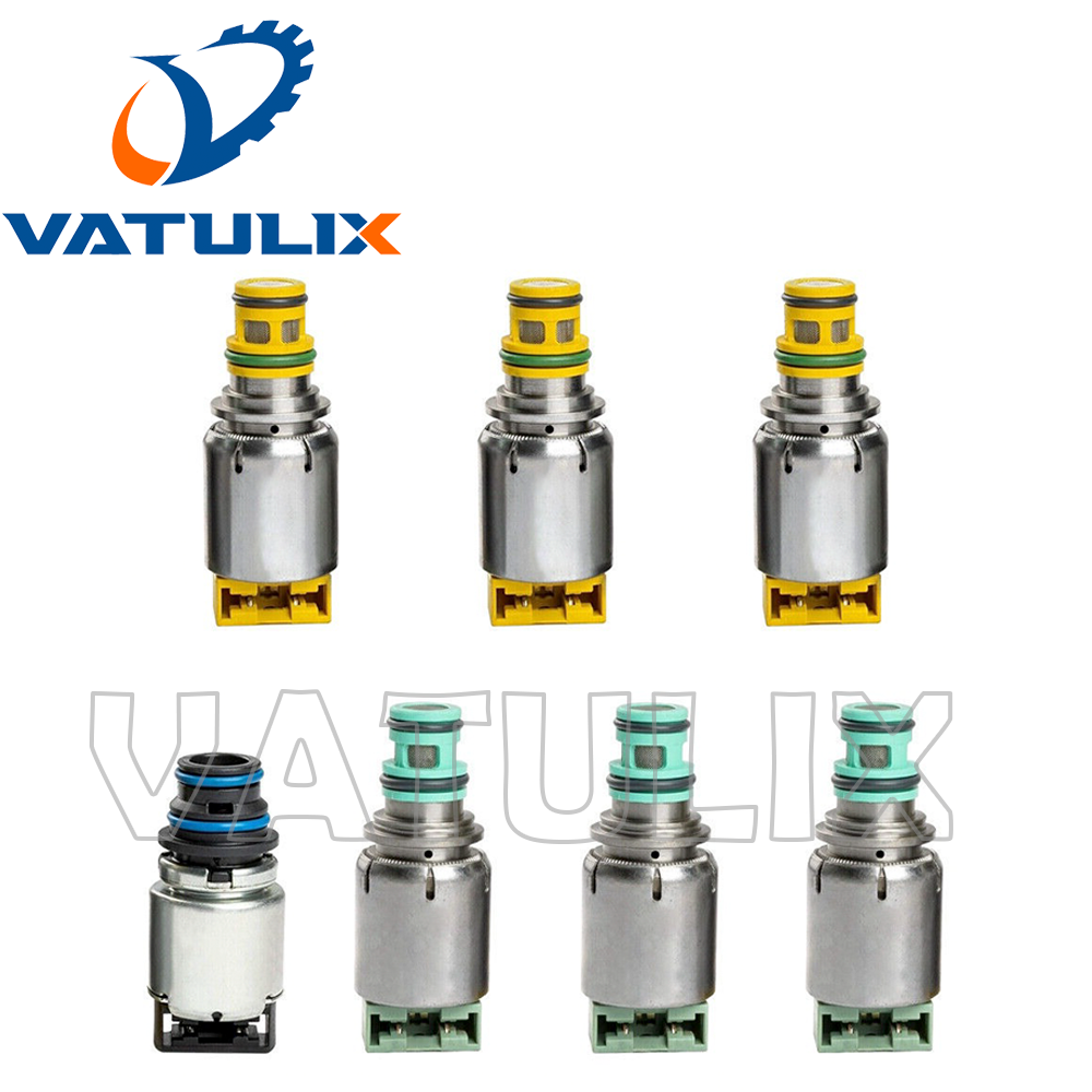 7pcs Transmission Solenoid Kit for Chevy Cruze Buick LaCrosse Daewoo 6T40 6T45E Automatic