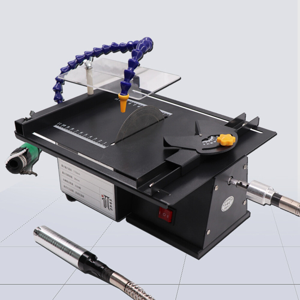 Table Saw Jewelry Rock Bench Polisher Grinding Machine Lathe 110V